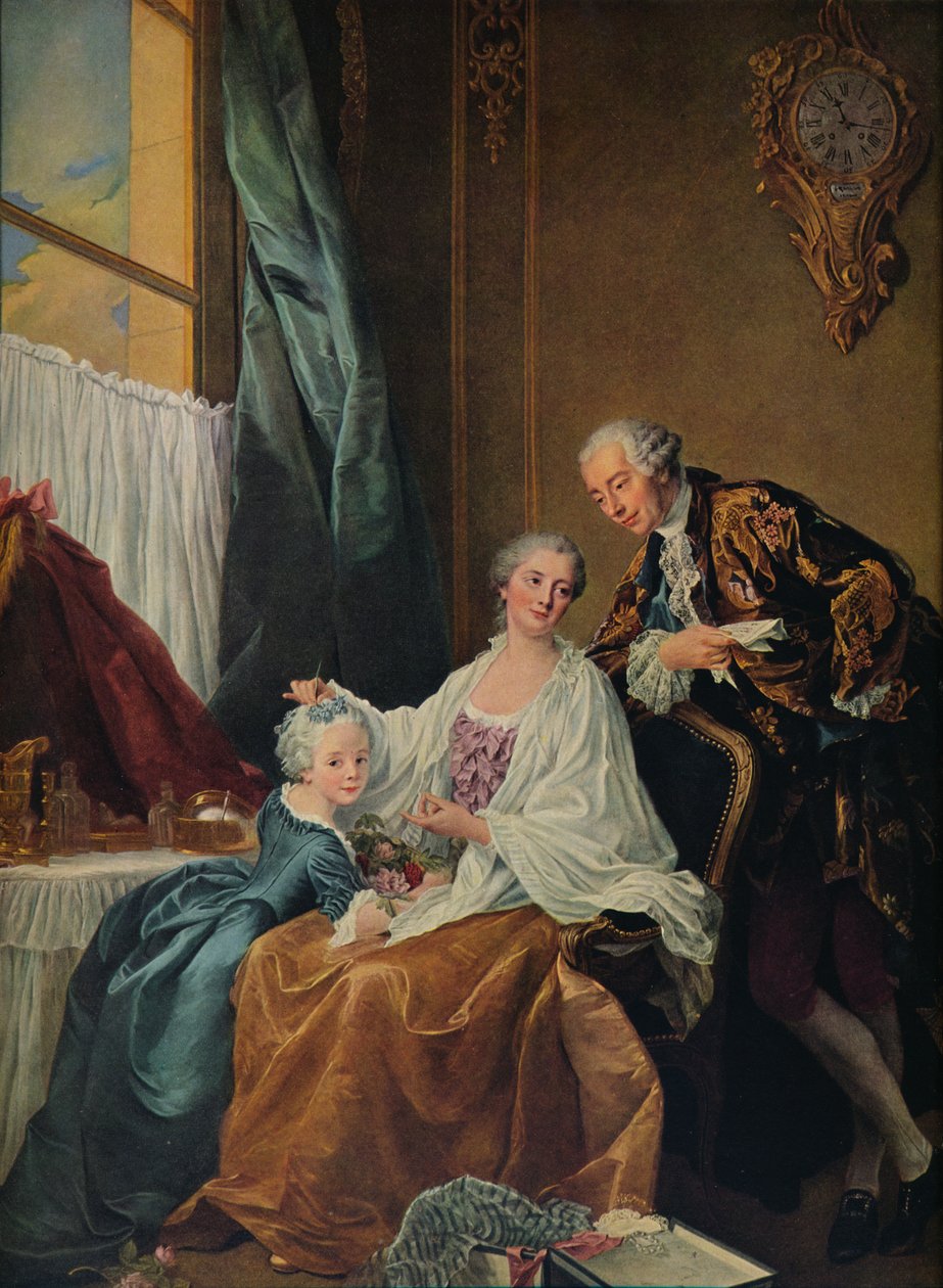 Familjeporträtt, 1756 av Francois Hubert Drouais