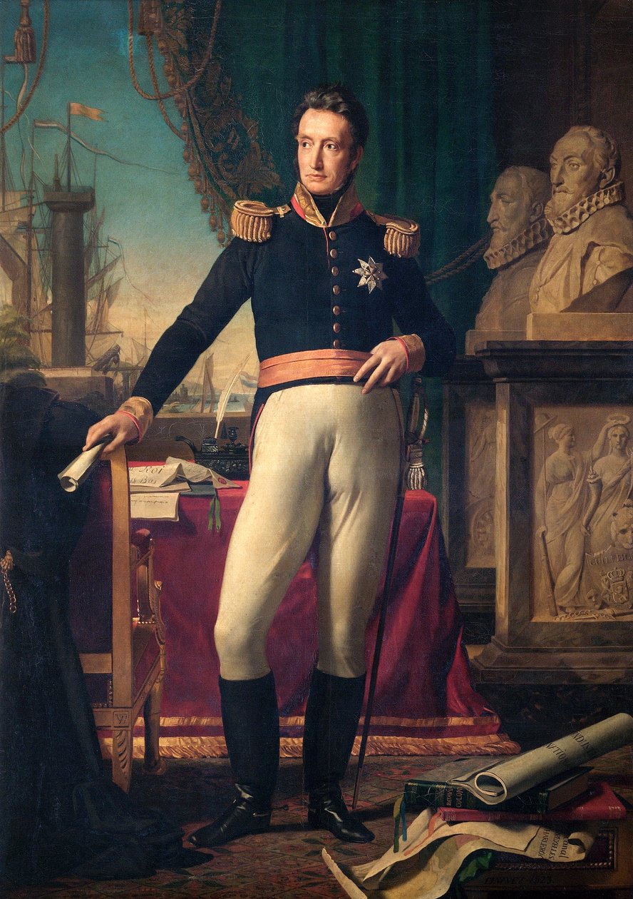 William I (olja på duk) av François Joseph Navez