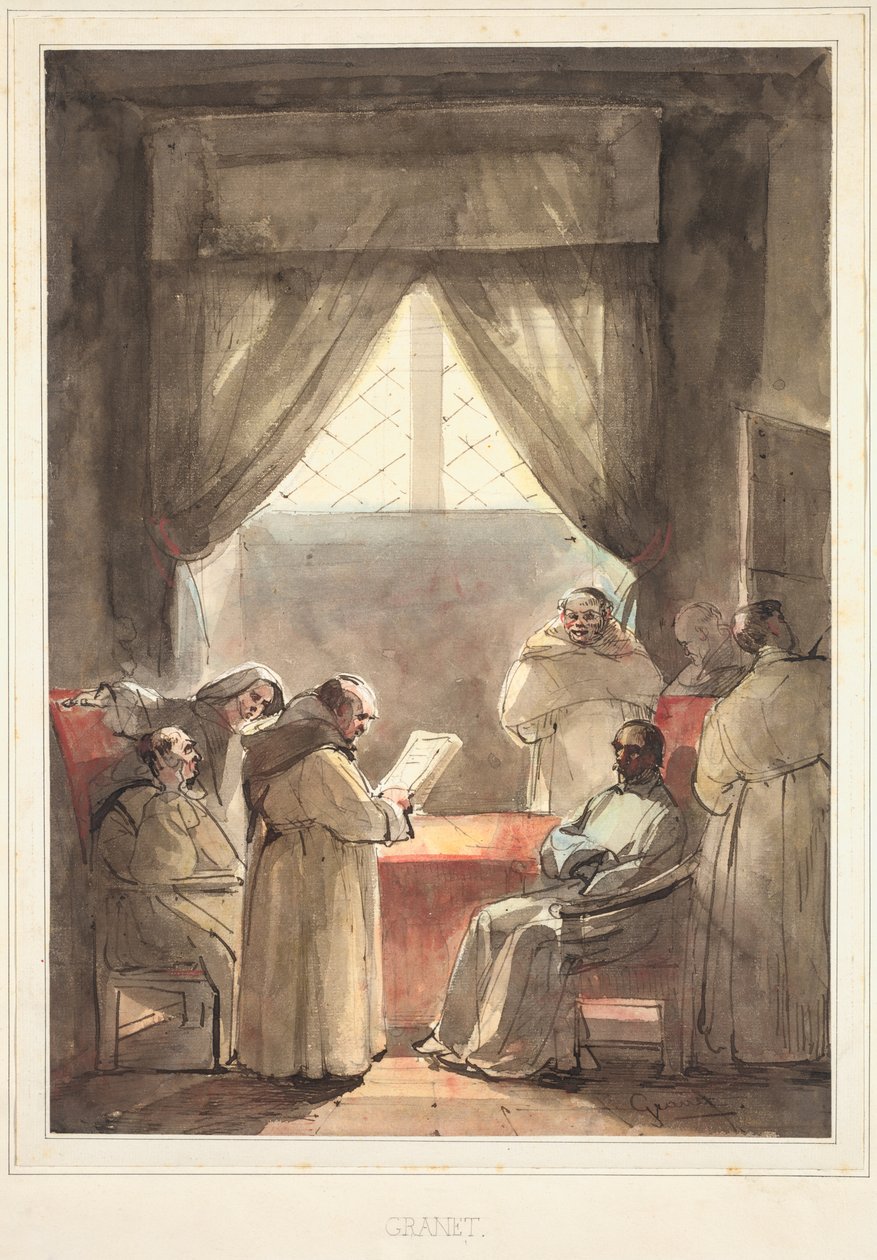Munkarna av Francois Marius Granet