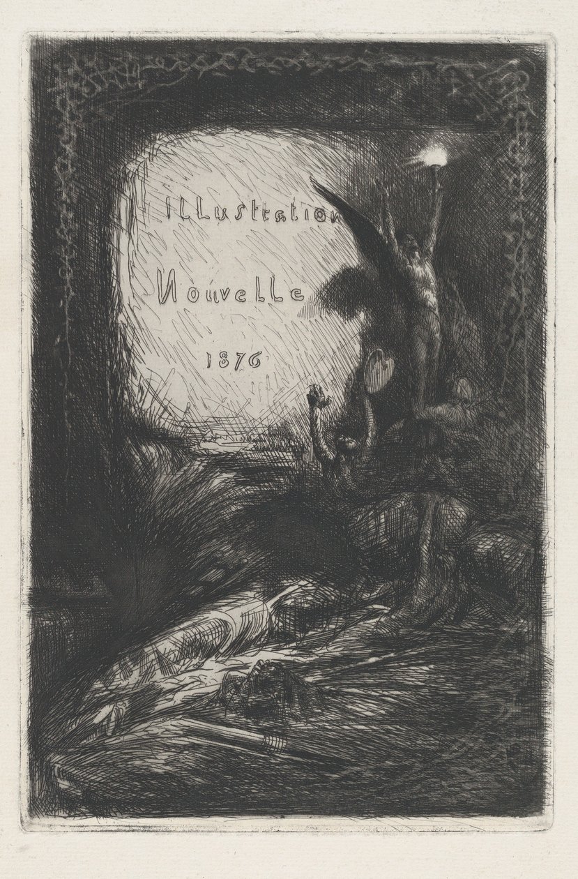 Ny illustration, 1876. av Francois Nicolas Chifflart