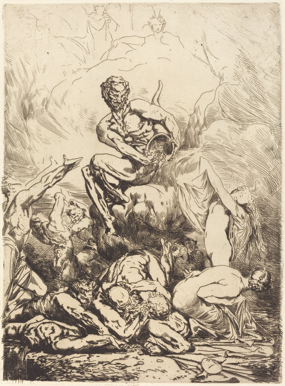 Silverdjävulen av Francois Nicolas Chifflart