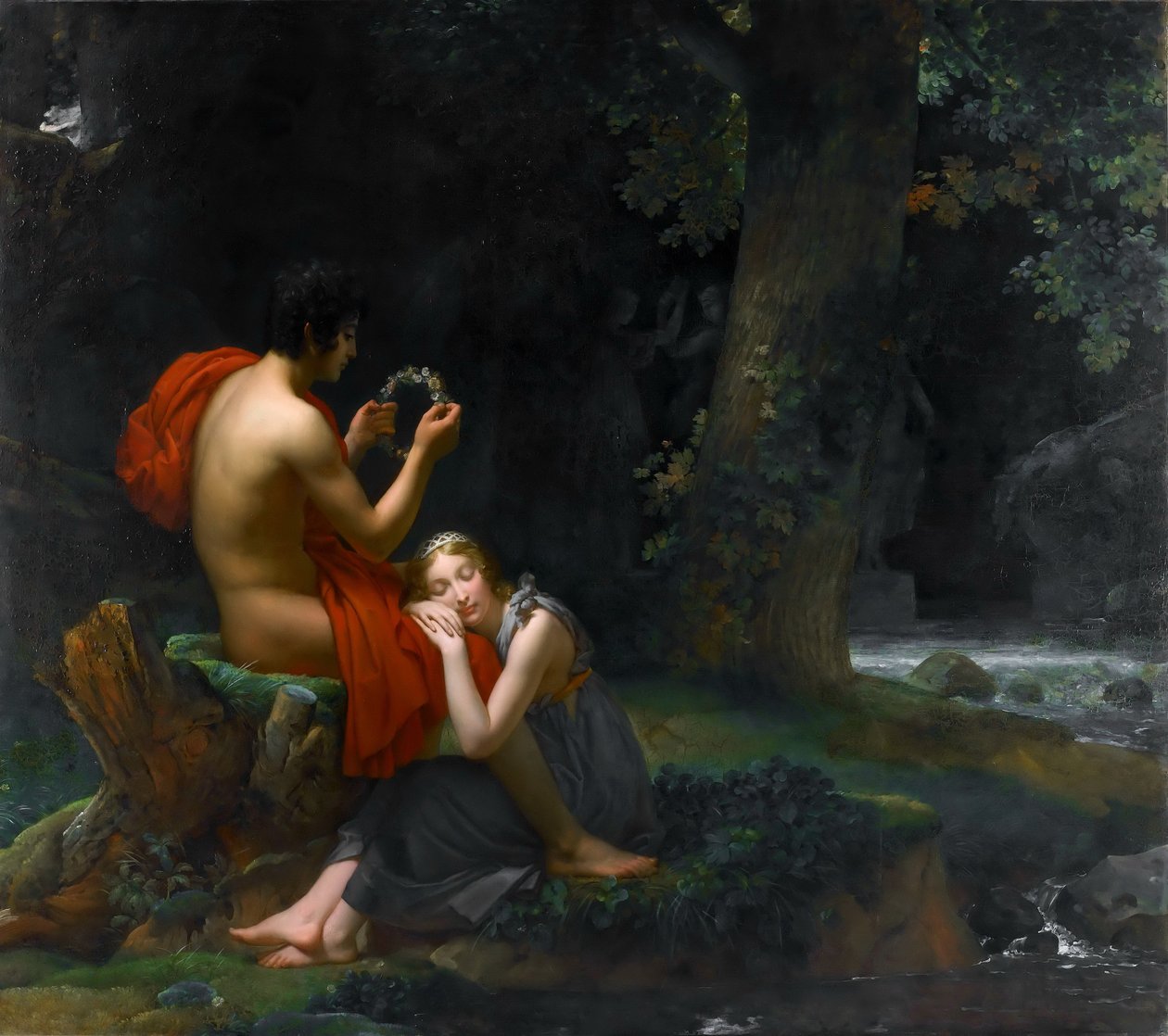 Daphnis och Chloë av Francois Pascal Simon Gerard