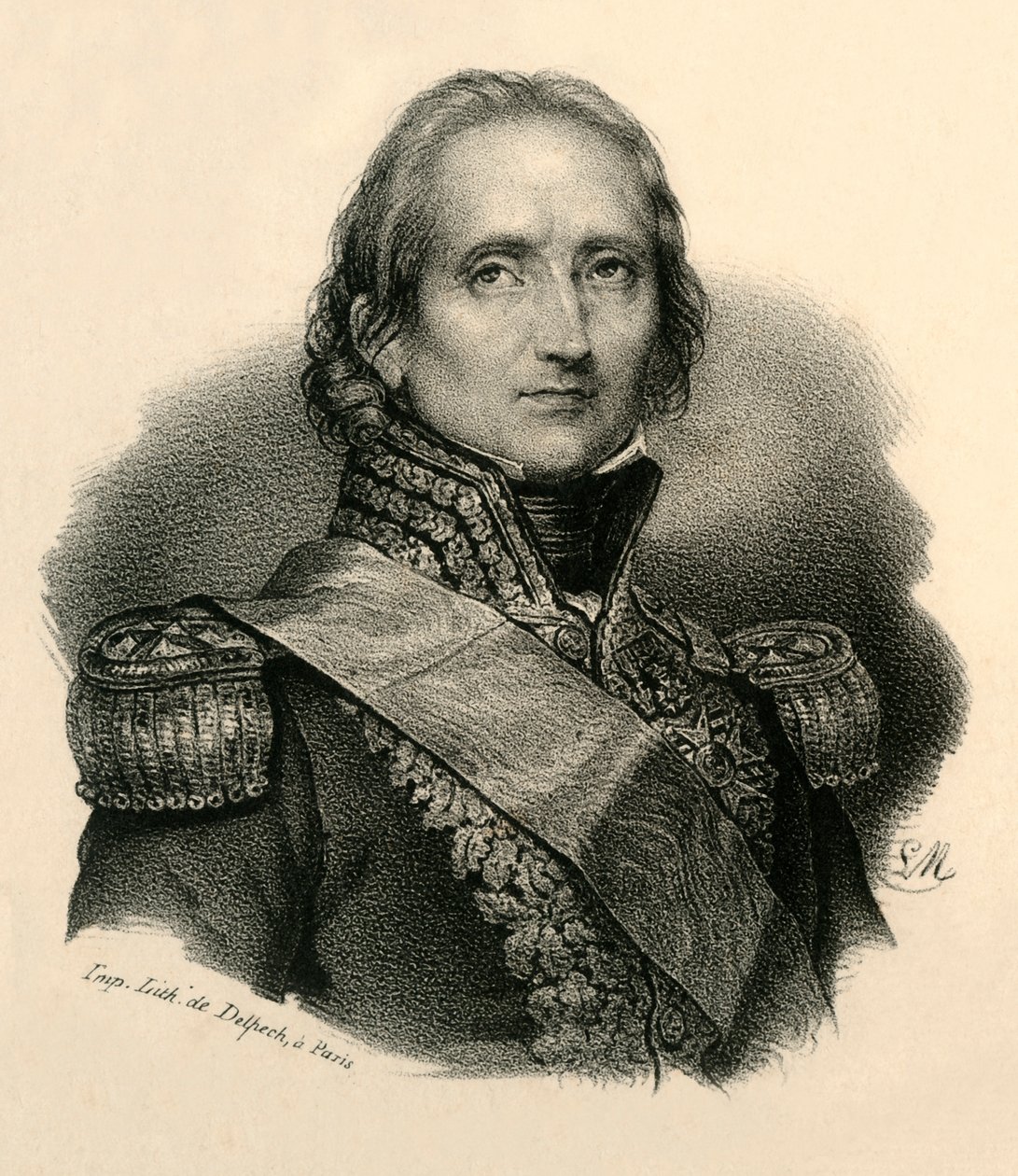 Soult, 1769-1851, c1830. av Francois Seraphin Delpech