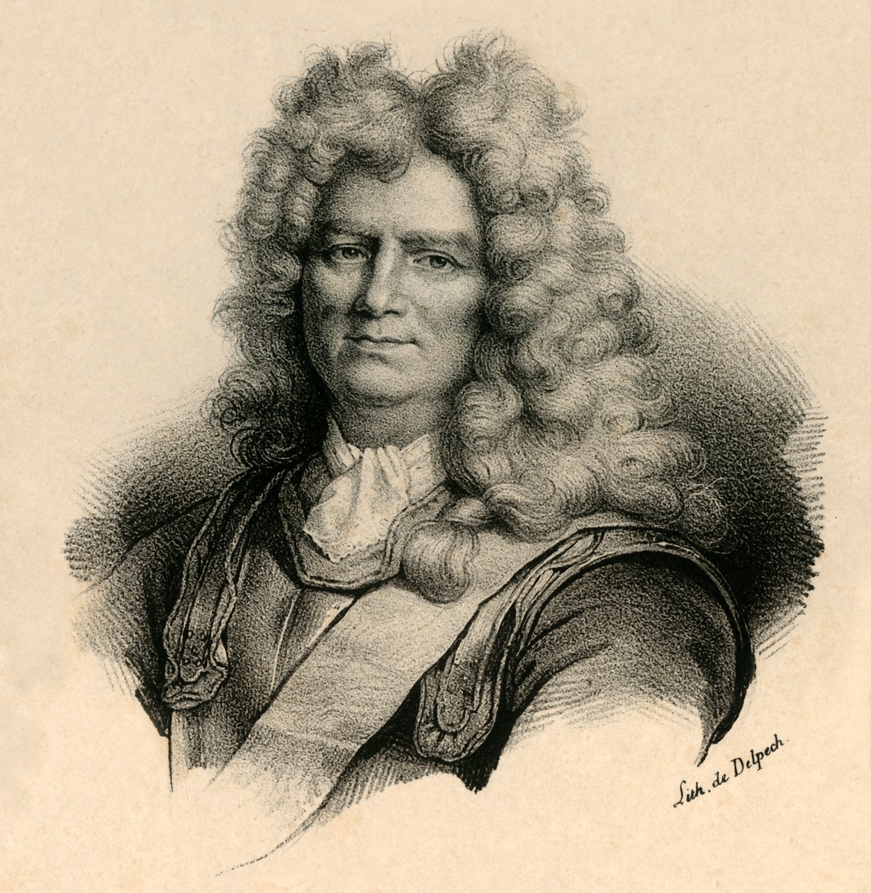 Vauban, 1633-1707, c1830. av Francois Seraphin Delpech