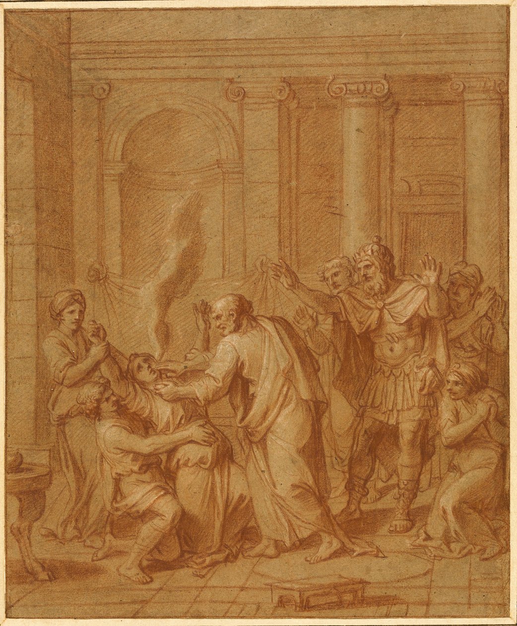 Sapphiras död av Francois Verdier