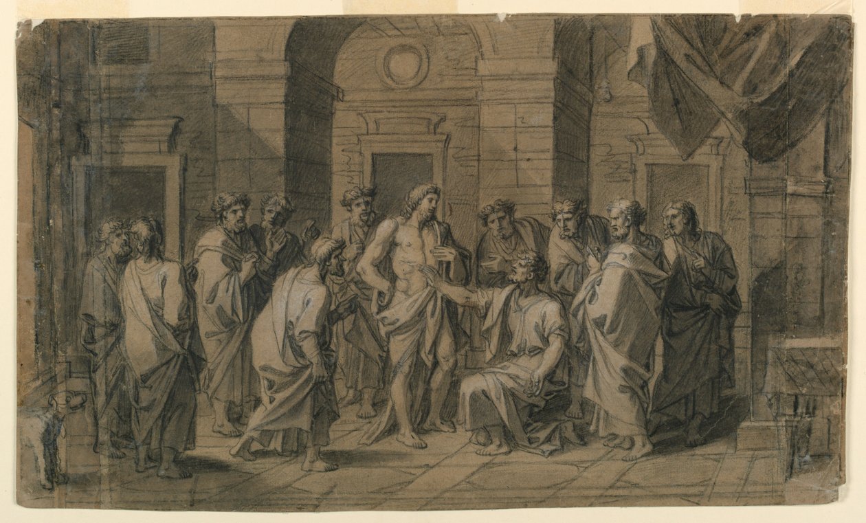 Teckning av Francois Verdier