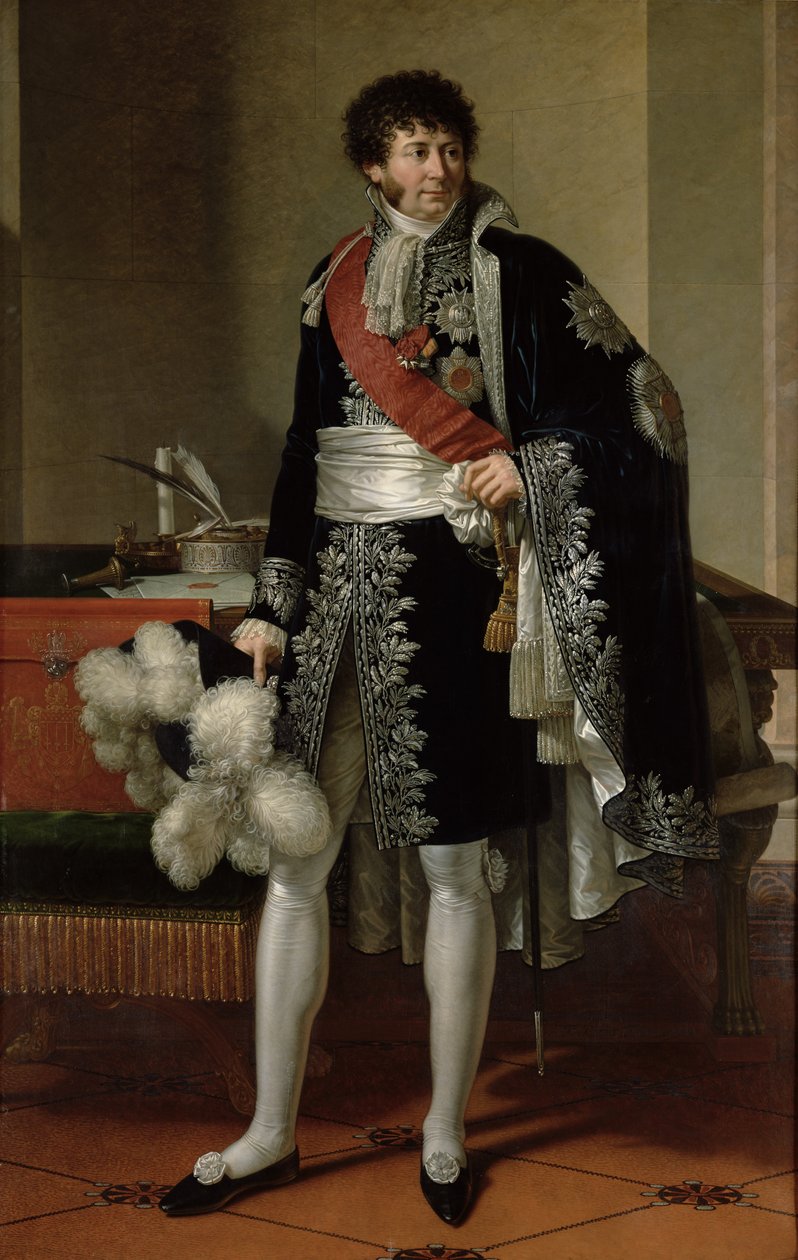 Henri-Jacques-Guillaume Clarke, hertug af Feltre (1765-1818) sverige av Francois Xavier Fabre