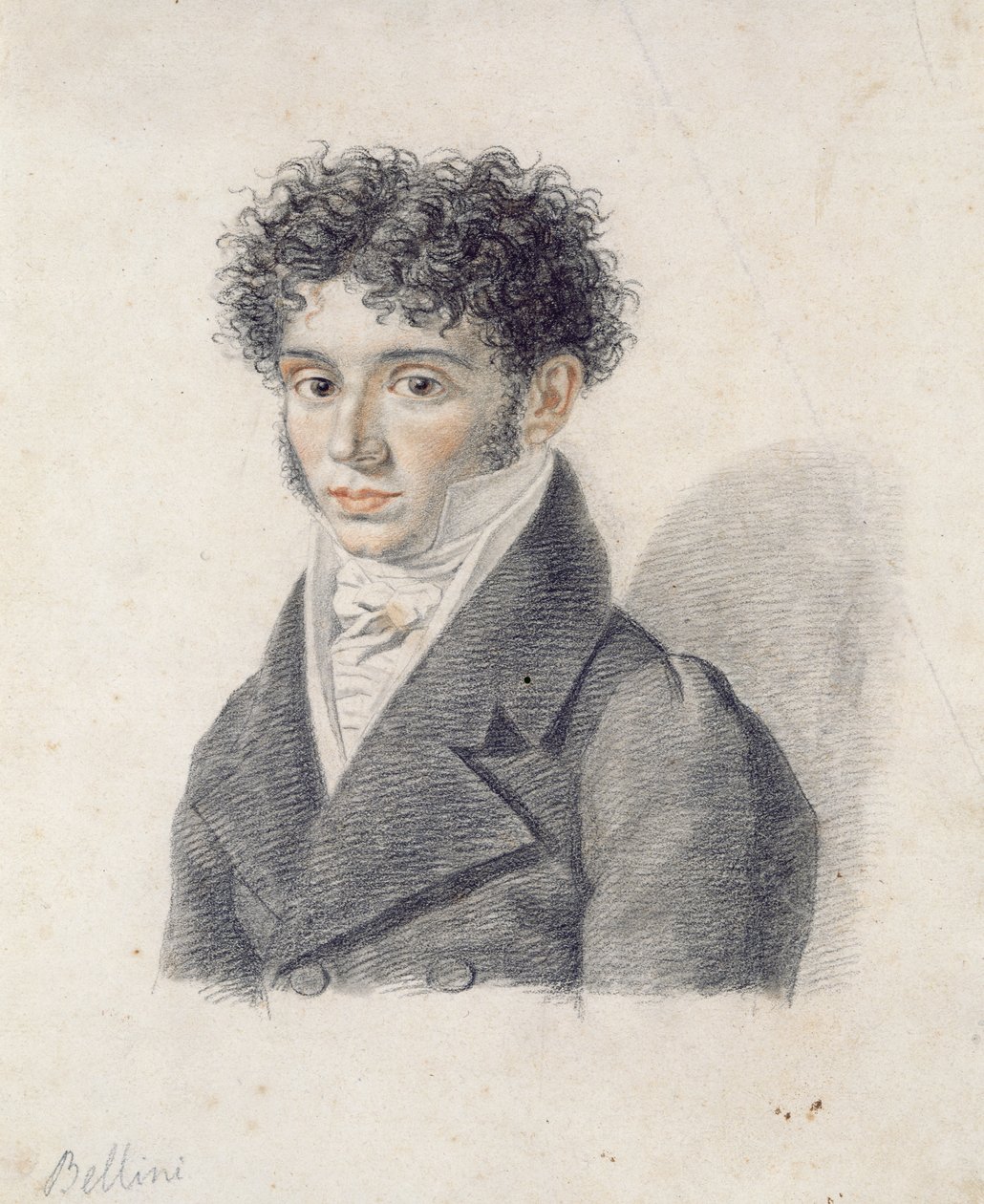 Porträtt av Vincenzo Bellini (1801-35) av Francois Xavier Fabre
