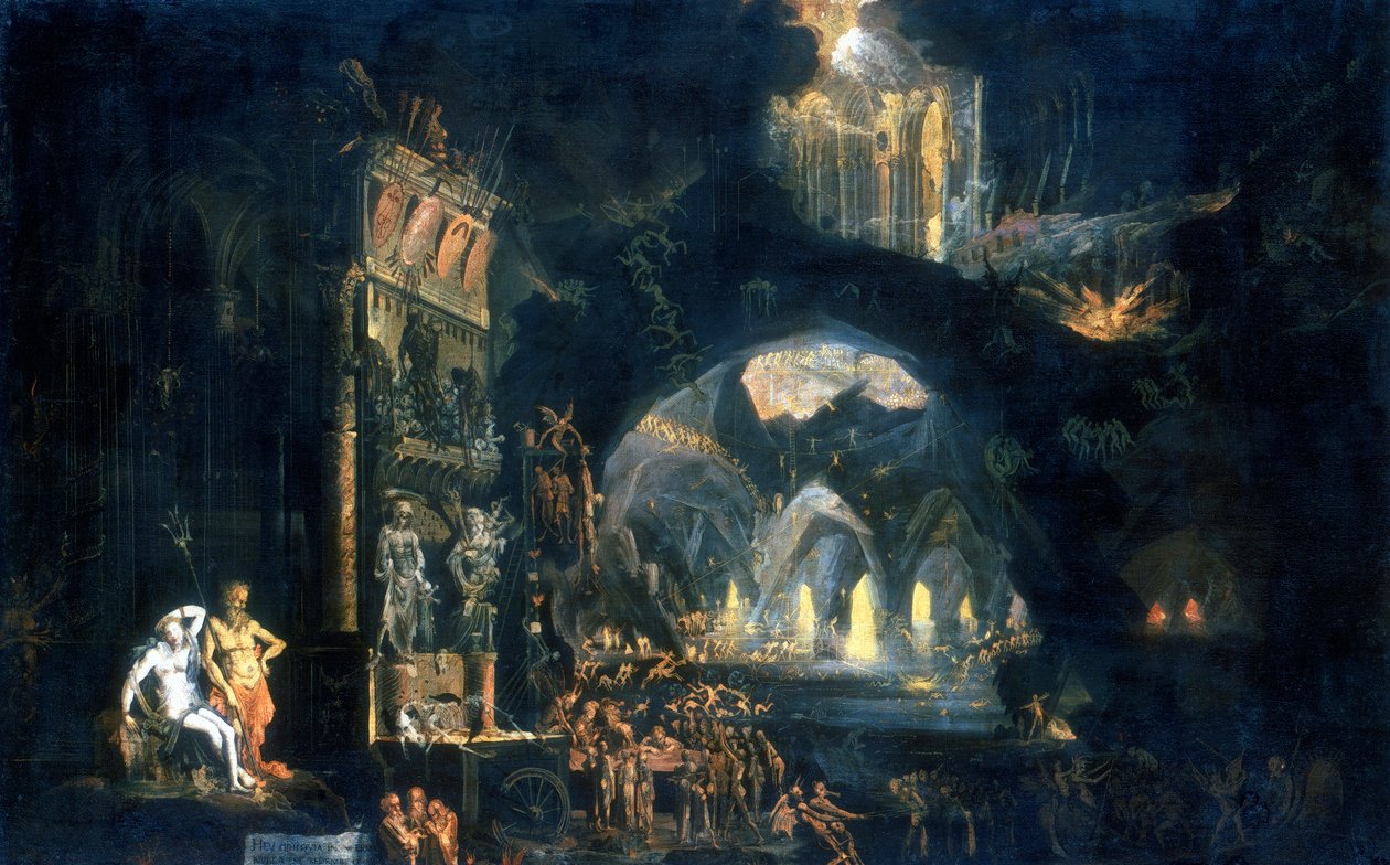 Underjorden, c1613-c1644 av Francois de Nome