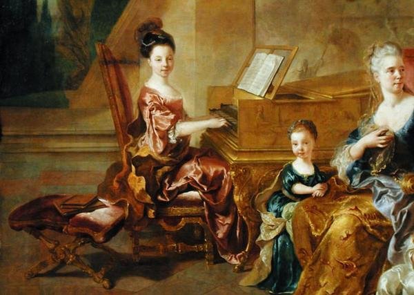 Familjen Franqueville, 1711 av Jean François de Troy