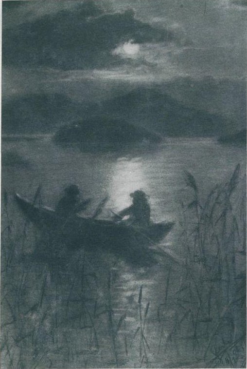  Natt på Cerknis-sjön av Franjo Sterle
