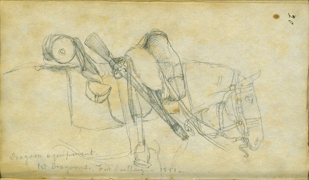 Dragonutrustning, 1851 av Frank Blackwell Mayer