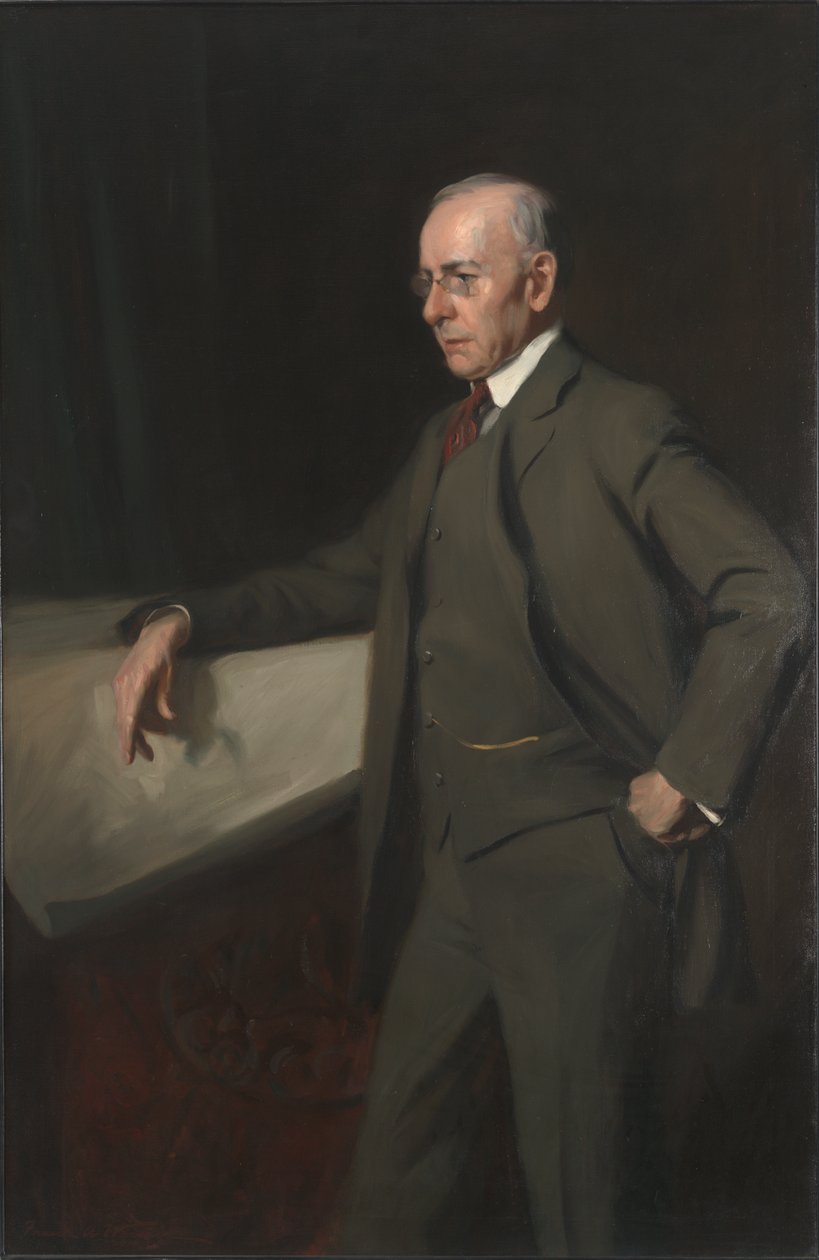 Porträtt av Louis Henri Sullivan av Frank A. Werner