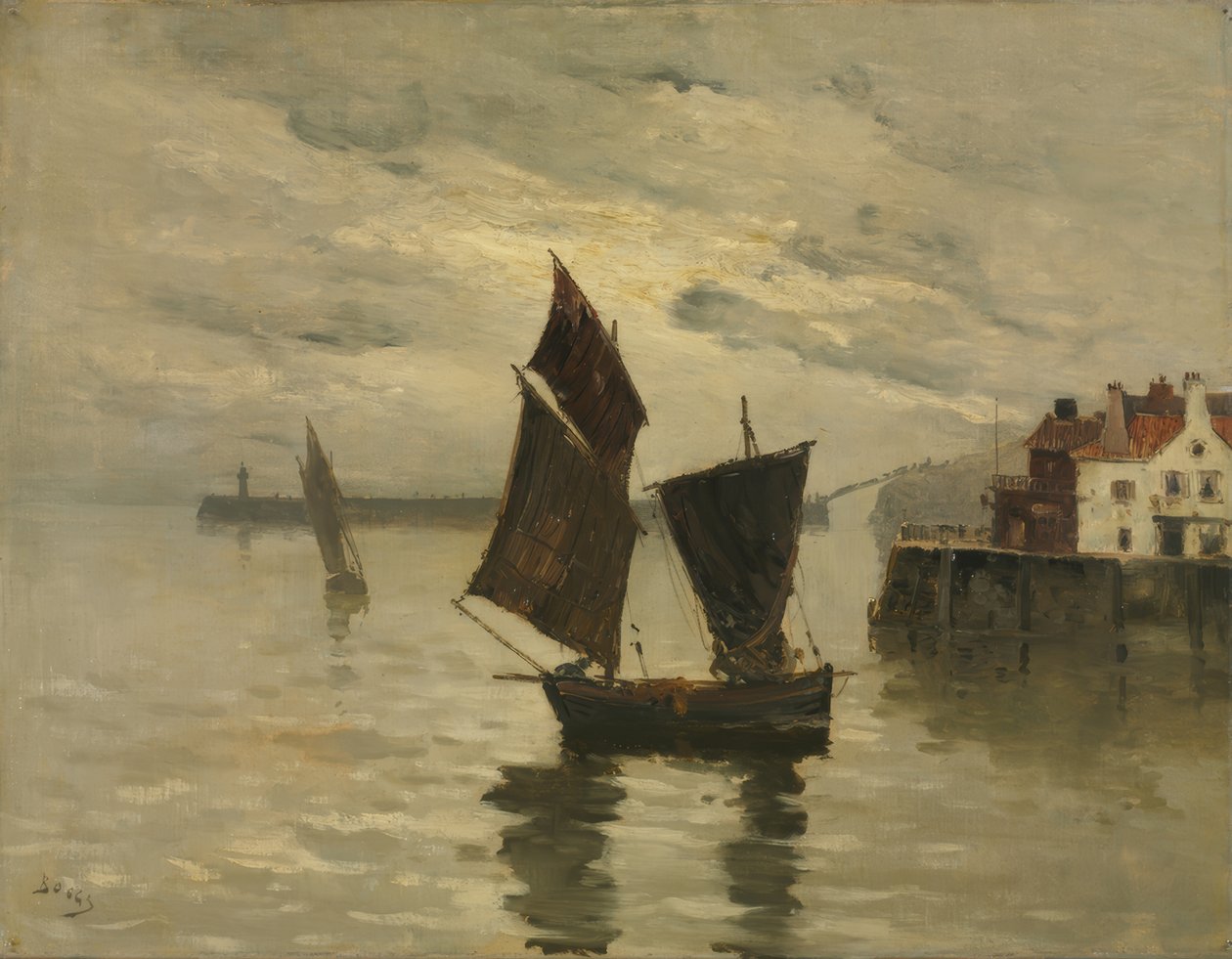 Hamnscen av Frank Boggs