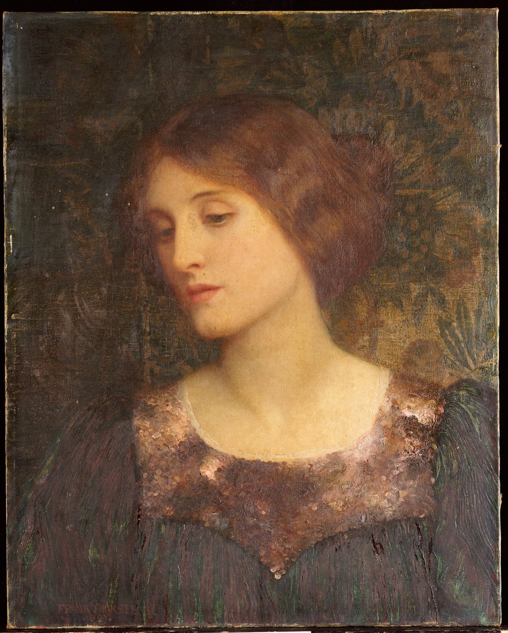 Kontemplation, 1897 av Frank Dicksee