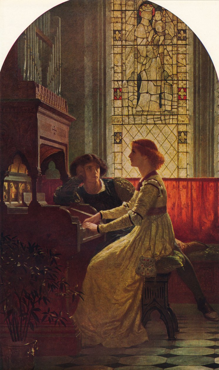 Harmony, 1877, 1938 av Frank Dicksee
