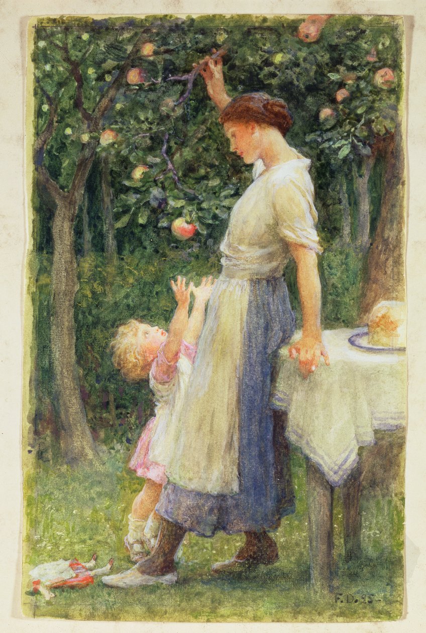 Utom räckhåll, Evas döttrar, 1895 av Frank Dicksee