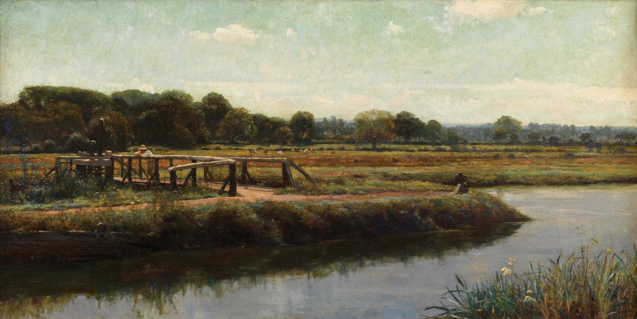 Walsham Meads (olja på duk) av Frank Dicksee