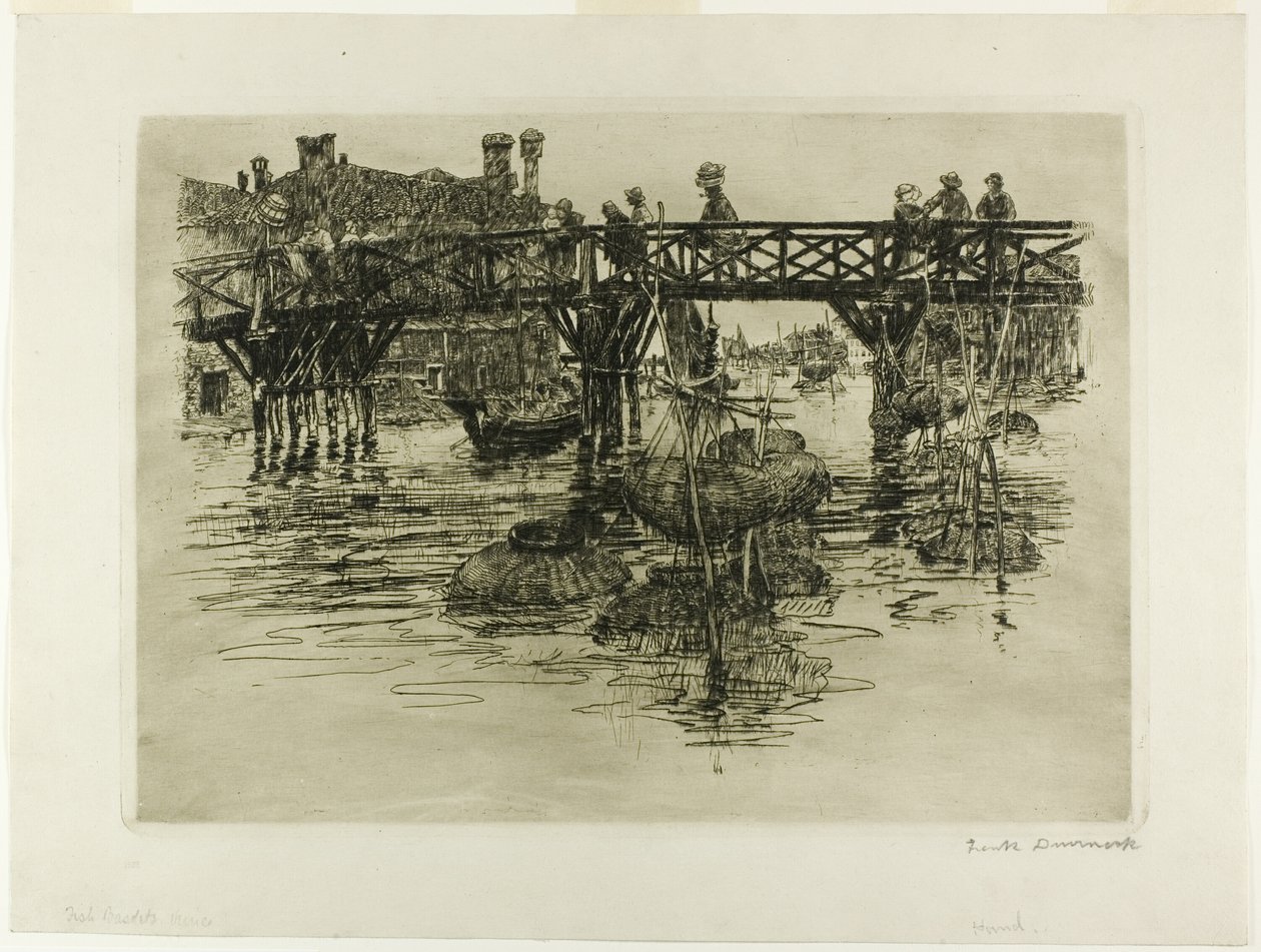 Fiskekvarter, Venedig av Frank Duveneck