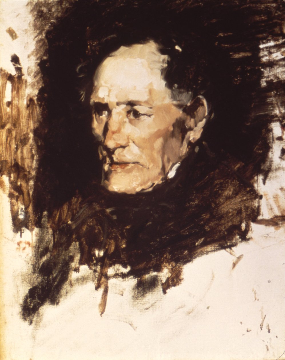 Chef för en gammal man, ca. 1877-1879. av Frank Duveneck