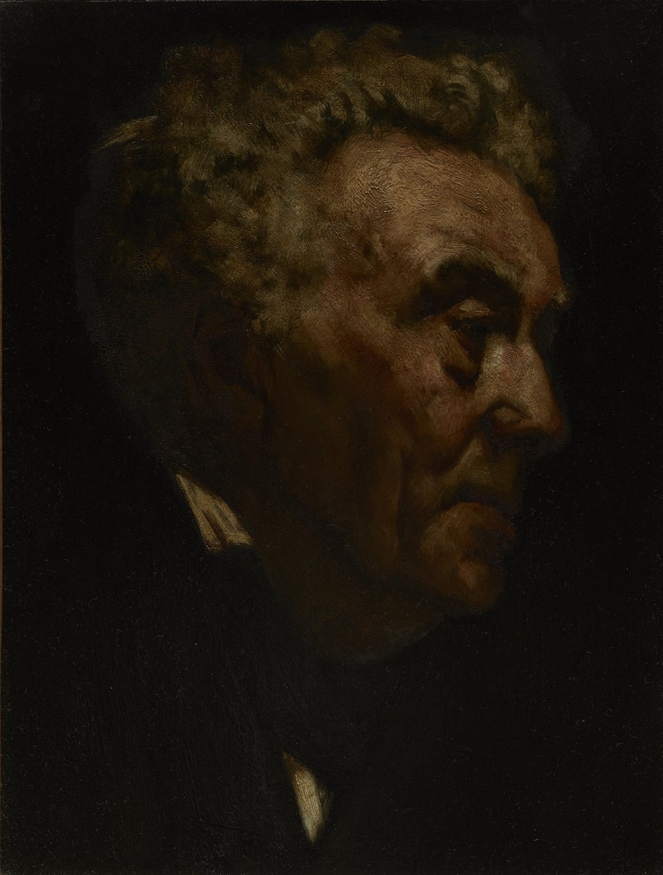 Porträtt av en gammal man av Frank Duveneck