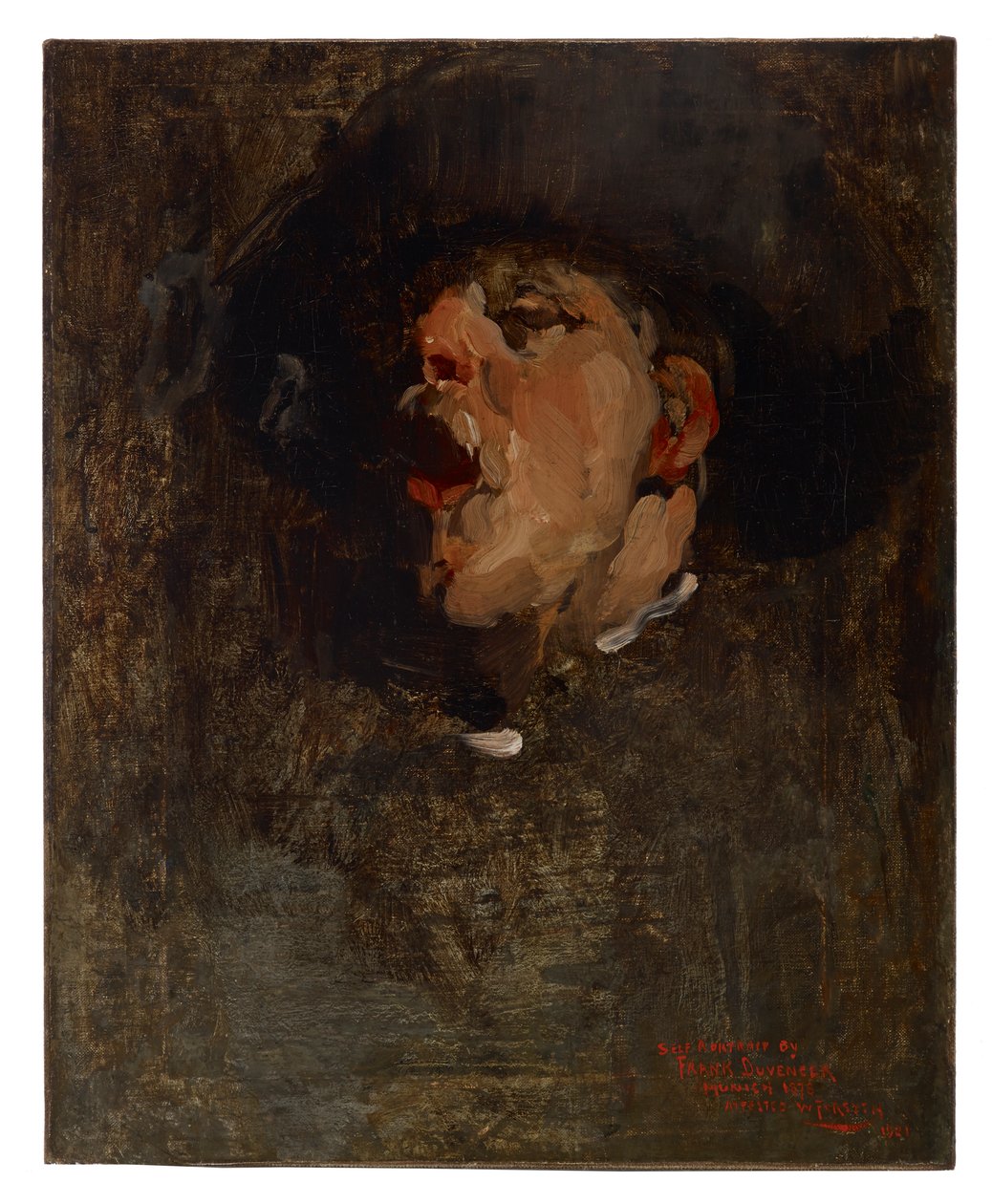 Självporträtt av Frank Duveneck