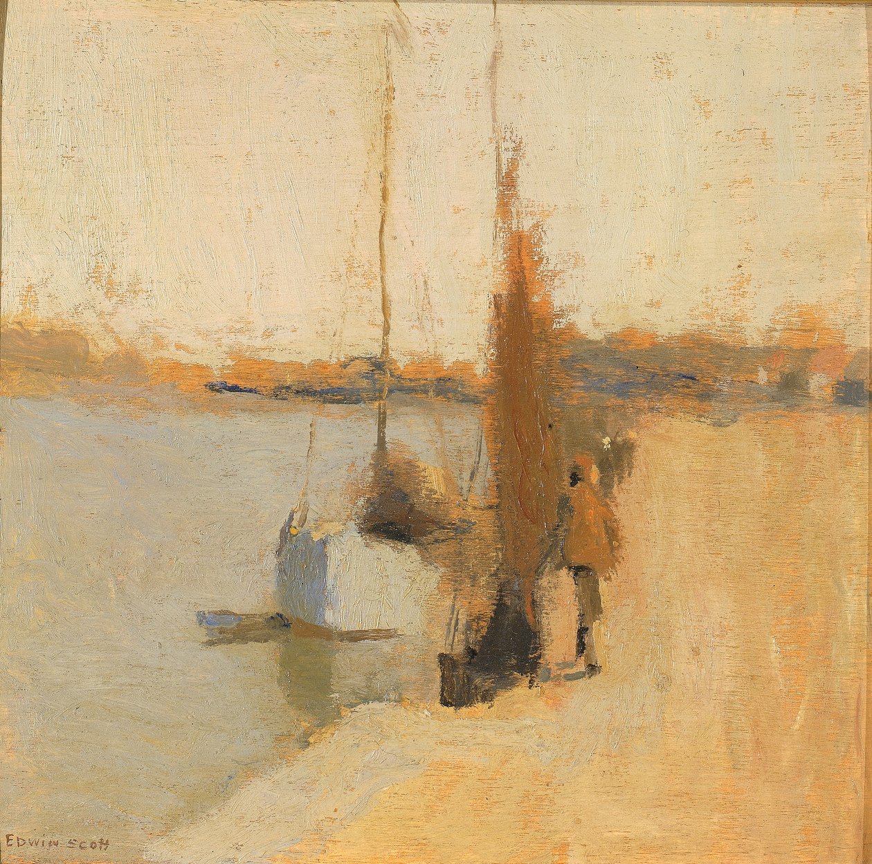 Fiskebåt av Frank Edwin Scott