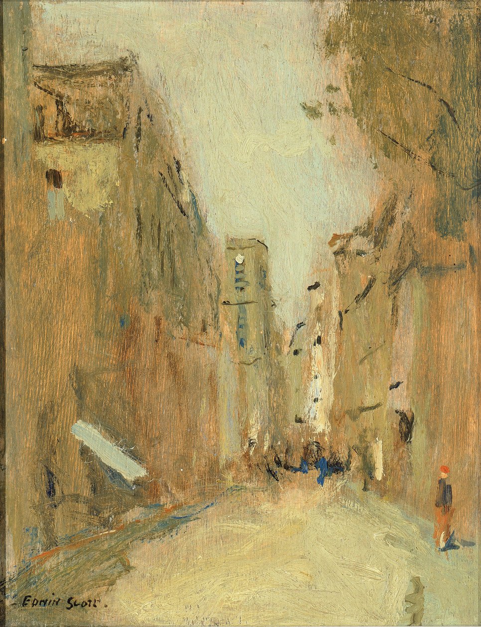 Rue Saint Jacques, Paris, n.d. av Frank Edwin Scott