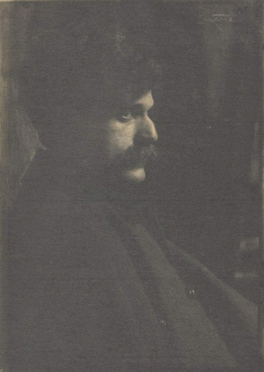 Porträtt av Alfred Stieglitz, ca. 1899. av Frank Eugene