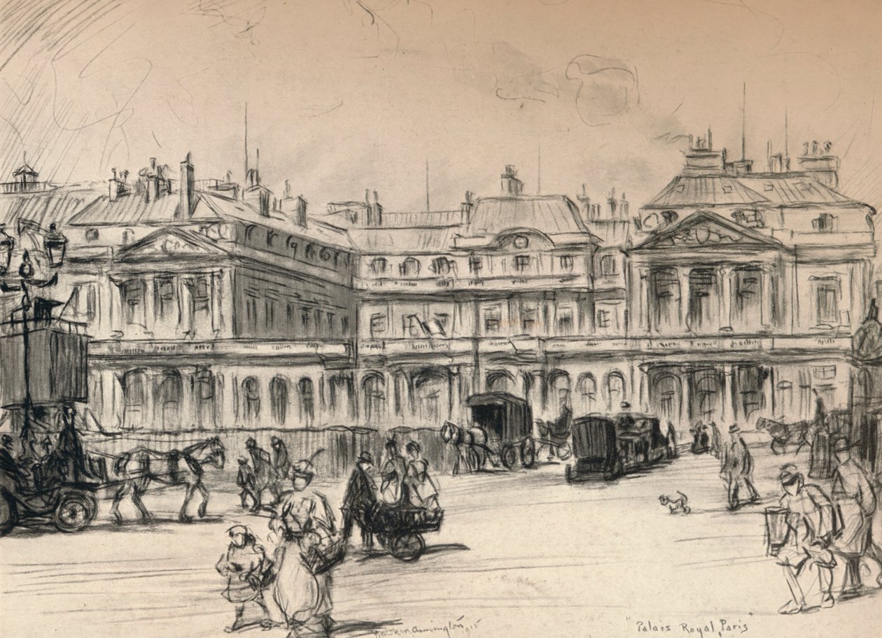 Palais-Royal, 1915 av Frank Milton Armington
