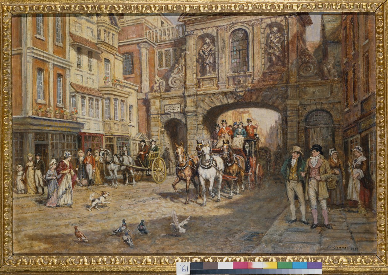 Royal Mail passerar Temple Bar av Frank Moss Bennett