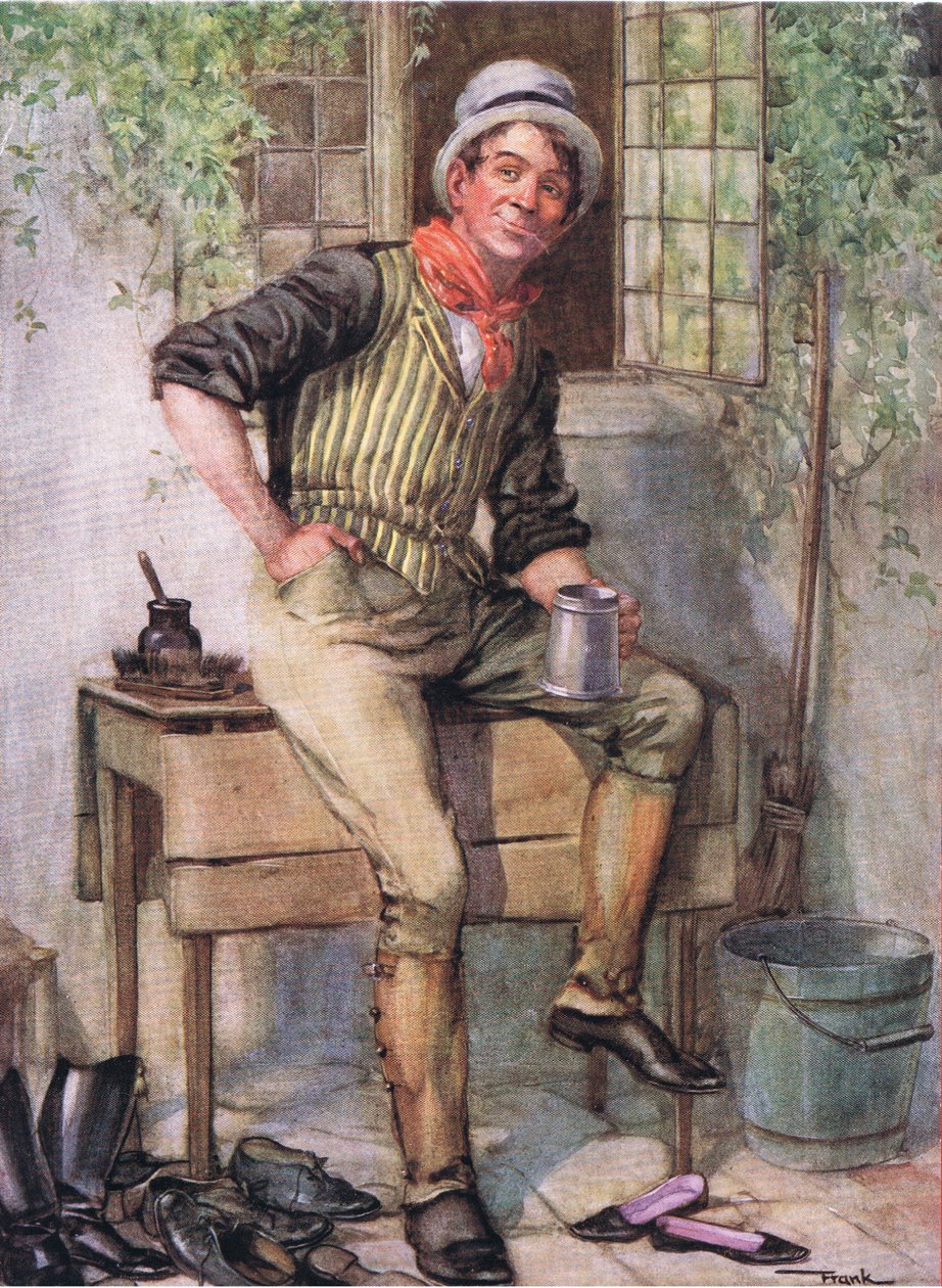 Sam Weller (Pickwick Papers) (färglitografi) av Frank Reynolds