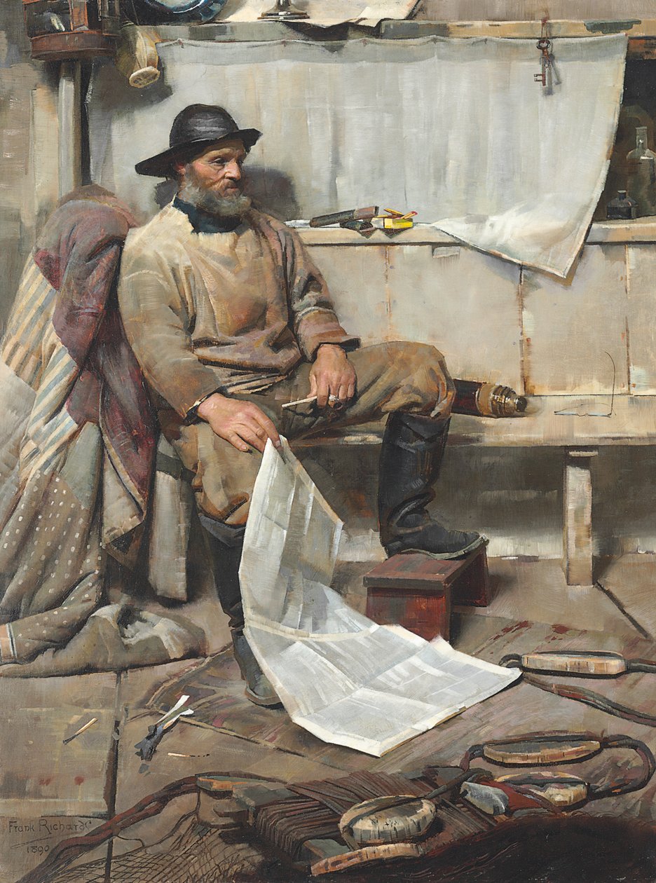 Fiskaren, 1890 av Frank Richards