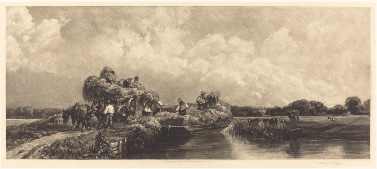En romersk kanal, 1904. av Frank Short