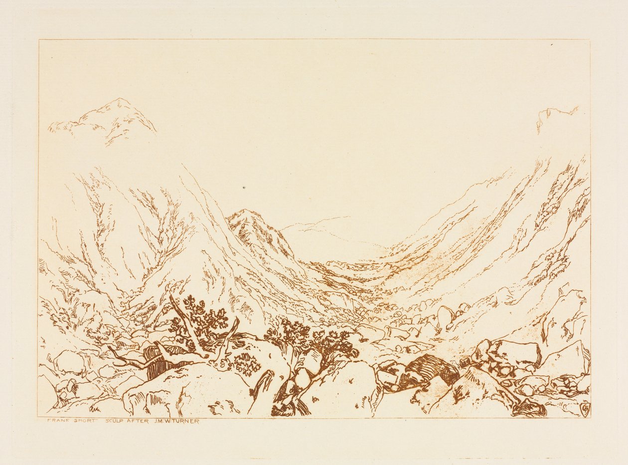 Ben Arthur, Skottland, 1884. av Frank Short