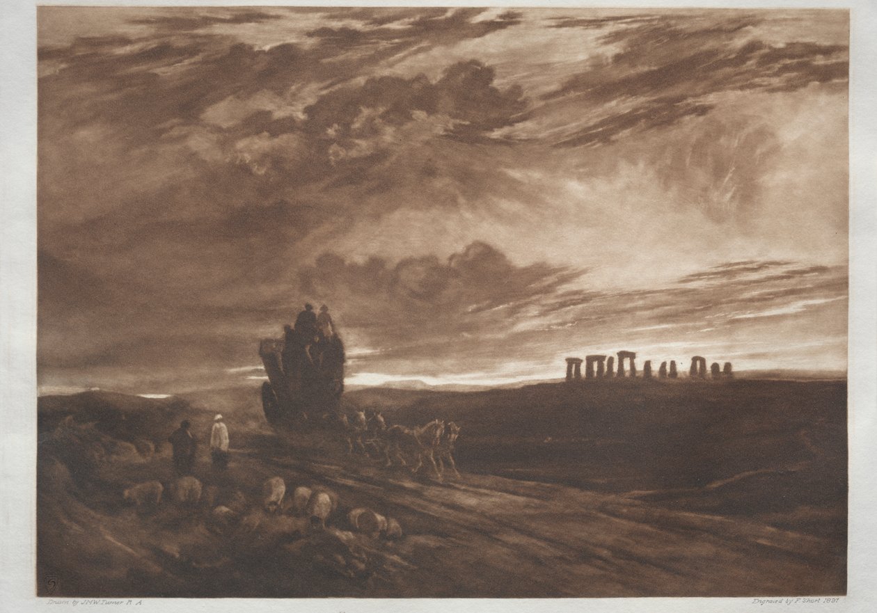 Stonehenge vid Daybreak av Frank Short
