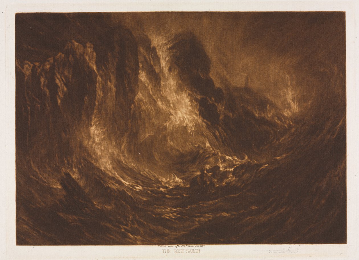 Den förlorade sjömannen, 1896. av Frank Short