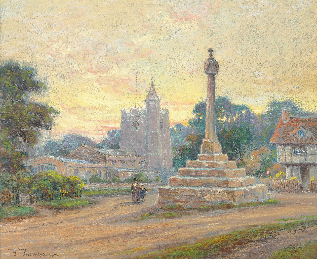 Ombersley Cross, Worcester, Skymning av Frank Thompson