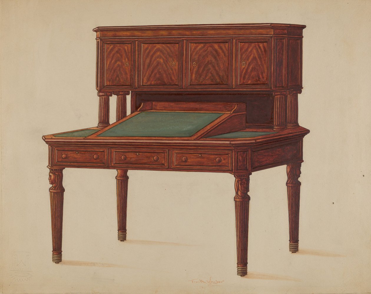 Skrivbord av Frank Wenger