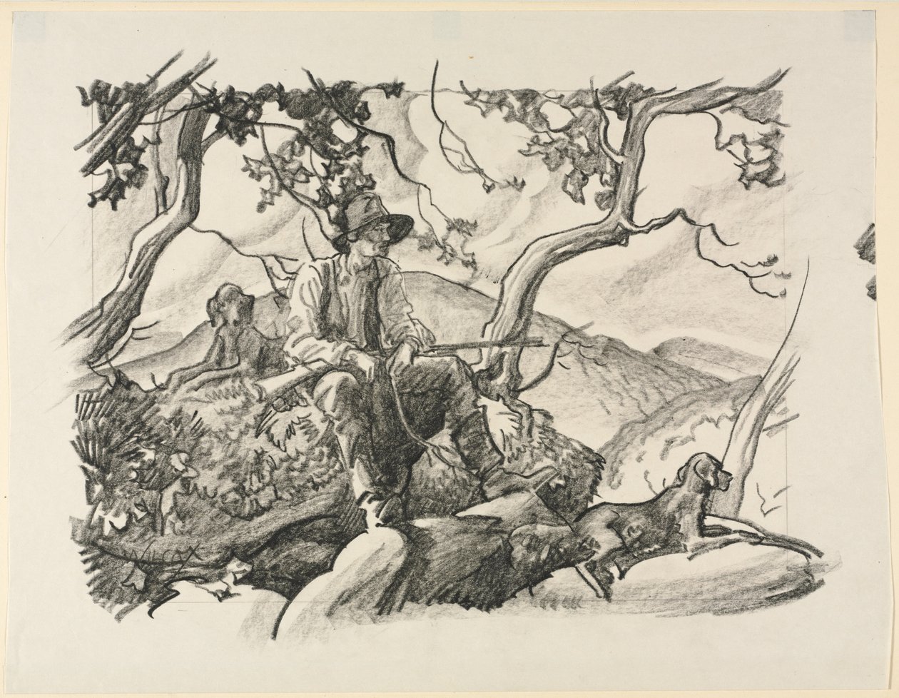 Mountain Top av Frank Wilcox