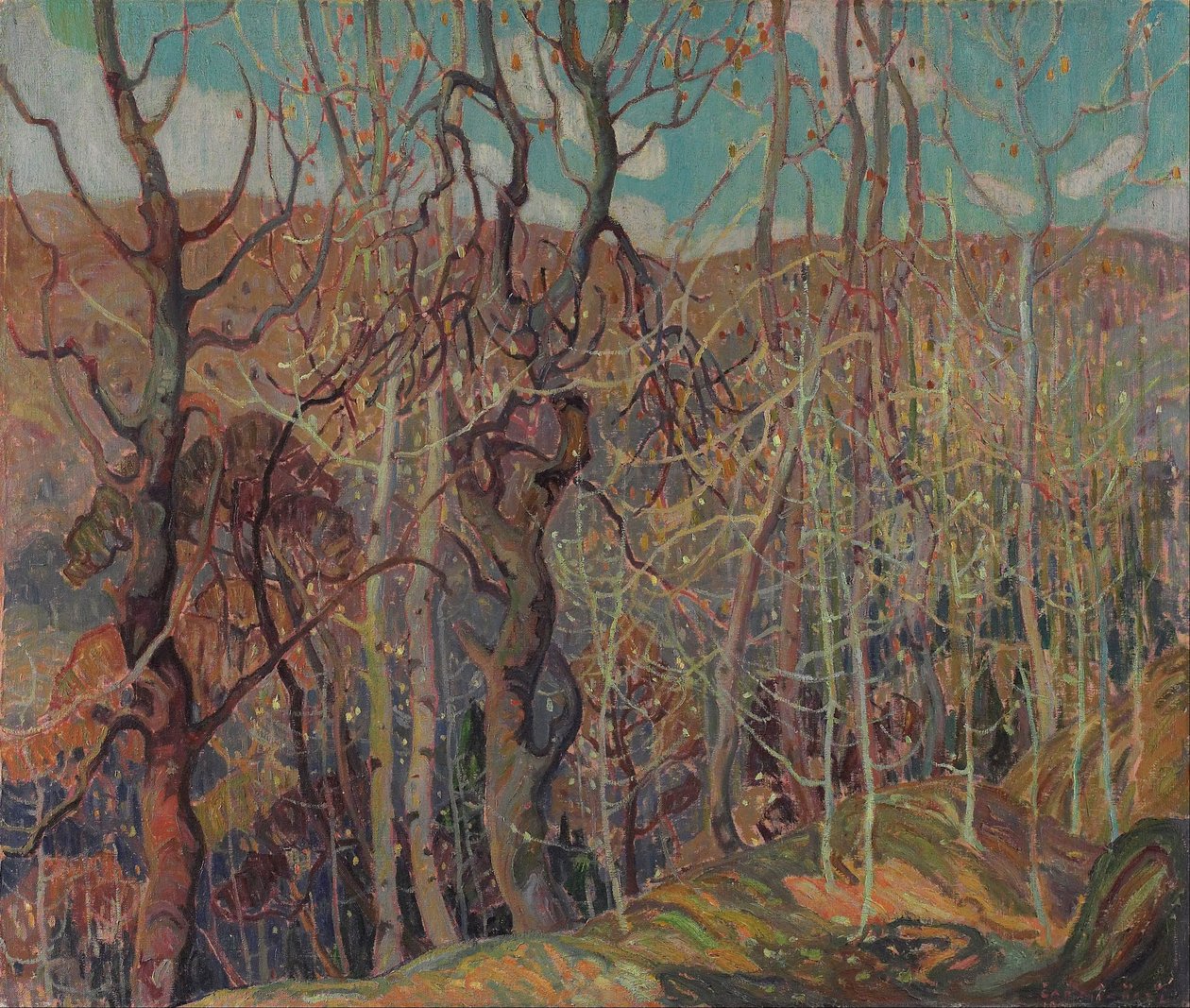 Silvery Tangle av Franklin Carmichael