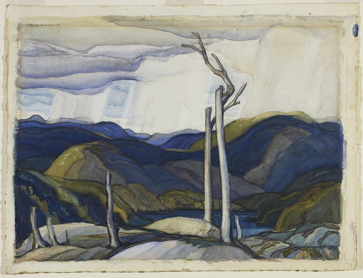 Snö moln av Franklin Carmichael
