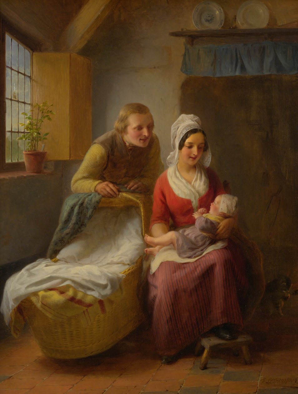 The firstborn av François Antoine de Bruycker