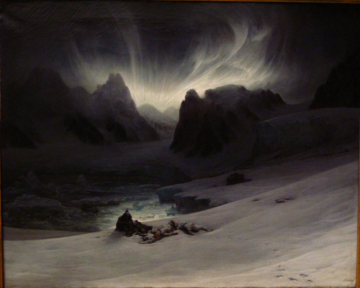 Magdalenefjorden av François Auguste Biard