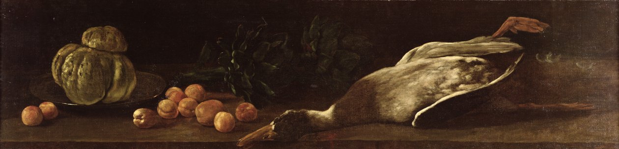 Stilleben med en anka, 1863 av François Bonvin