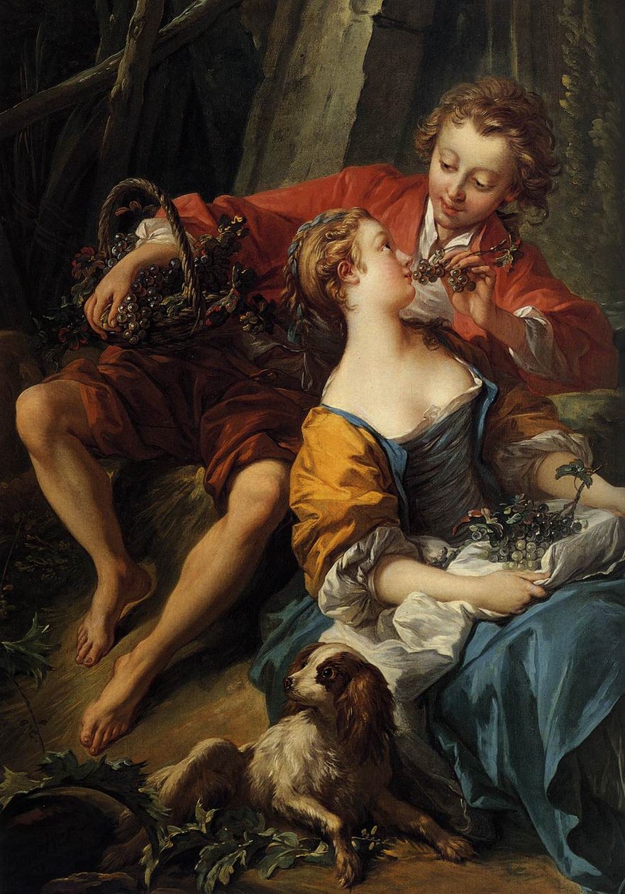 An Autumn Pastoral av François Boucher