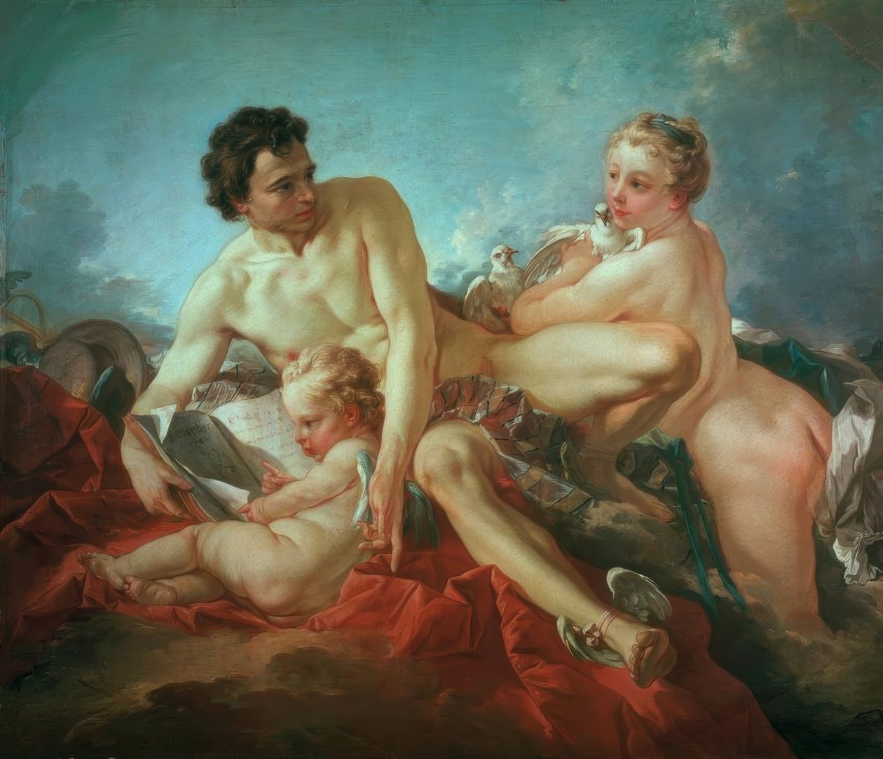 Utbildning av Amor av François Boucher