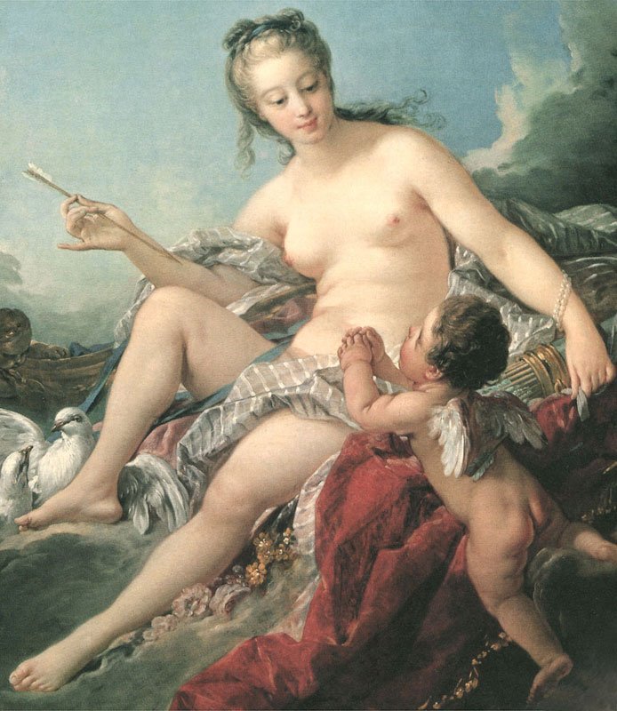 LAmour désarmé av François Boucher