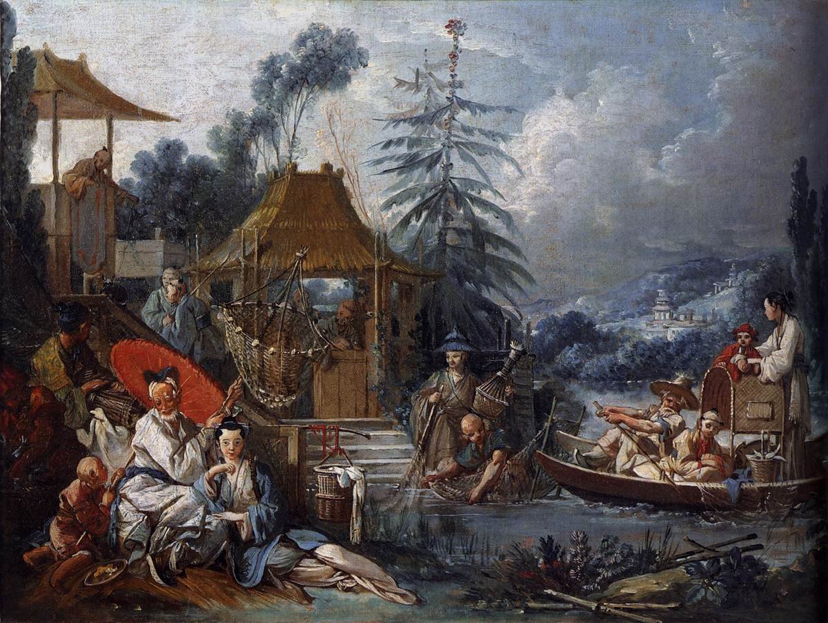 Det kinesiska fisket av François Boucher