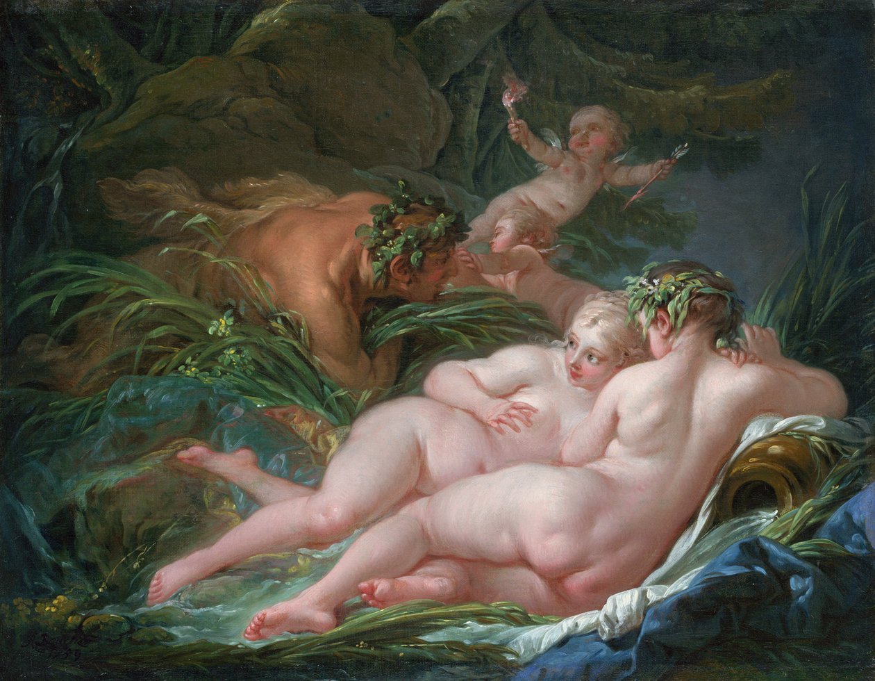 Pan and Syrinx av François Boucher